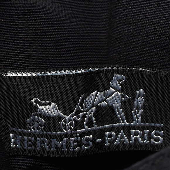 HERMES Grey Canvas Herline Zip Wallet - Picture 8 of 8